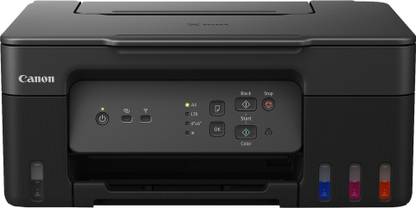 Canon Pixma ink efficient G3730 Multi-function WiFi Color Ink Tank Printer with Black (70 ml) & Color (40 ml) ink bottles