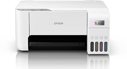Epson Ecotank L3256 Wi-Fi Inktank Printer, White Multi-function WiFi Color Inkjet Printer