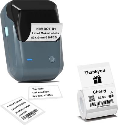 V88R B1 2 inch Wireless Bluetooth Label Maker- Portable Mini Sticker,Barcode,QR Code Single Function Monochrome Thermal Transfer Printer