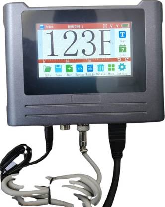 Mahadeva Enterprises 4' Inch Display 12.7mm Automatic Online Printer (TIJ) Single Function Monochrome Inkjet Printer
