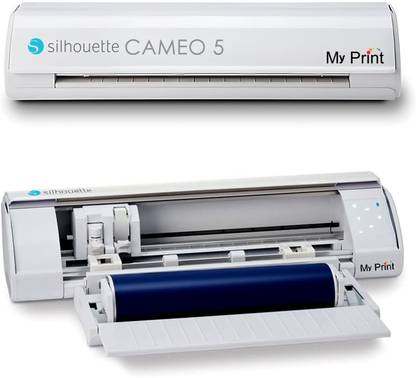 MY PRINT Silhouette Cameo 5 Cutting Plotter | Best Plotter for Craft and Sticker Machine Multi-function Monochrome Label Printer