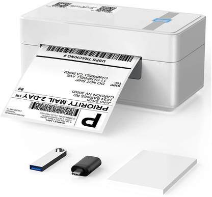 HiRobot 2054N Thermal Label Printer| 4x6" Barcode Shipping Label Printer| Thermal Single Function Monochrome Label Printer