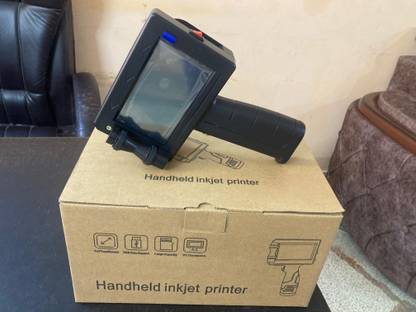 VASHISHT ENTERPRISES Stainless Steel Handheld Inkjet Printer Online Printer Floor Stand Printer12.7mm Single Function Monochrome Label Printer with Voice Activated Printing Google Assistant