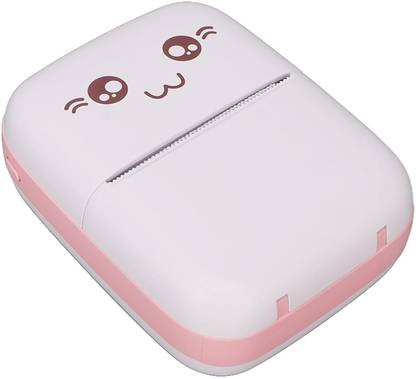 4uonly Mini Bluetooth Printer, Portable Label Printer 2 Roll of Print9 Multi-function Color Label Printer