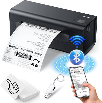 BRONTIX Bluetooth Thermal Printer|Upto 2 inch Print|Price tag Machine | Sticker Printer Single Function Monochrome Label Printer