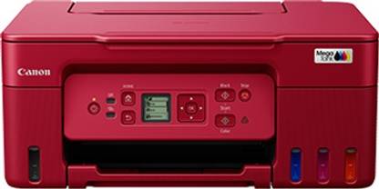 Canon PIXMA MegaTank G3770 Red All-in-one WiFi Inktank Colour Printer Multi-function Color Ink Tank Printer