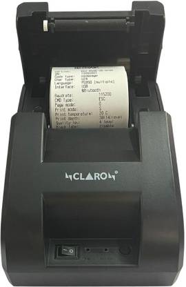 CLARO 58mm (2 Inches) Direct Thermal Printer- Single Function Monochrome Thermal Transfer Printer