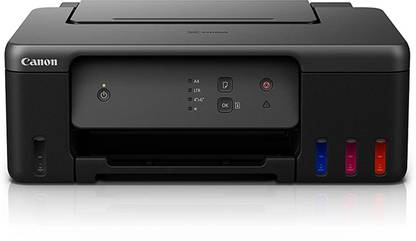 Canon PIXMA MegaTank G1737 Single Function Color Ink Tank Printer with Black (135 ml) & Color (70 ml) ink bottles