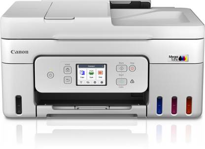 Canon MegaTank G4780 Multi-function WiFi Color Ink Tank Printer (Borderless Printing) for Print/Copy/Scan with Up to 7600 pages of Black or 8100 pages of color ink in the box, 2.7 inch TouchScreen LCD Panel, Auto 2-Sided Print & 35-Sheets ADF