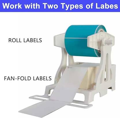 LENVII Label Holder Rewinder Single Function Monochrome Label Printer