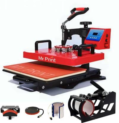 MY PRINT 5in1 HEVY DUTY Latest Sliding | Heat Press Machine | TShirt Printing | DTF | Multi-function Color Thermal Transfer Printer