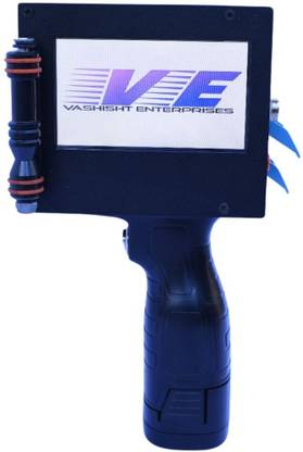 VASHISHT ENTERPRISES 12.7 mm date batch expiry logo barcode text thermal inkjet printer Single Function Monochrome Inkjet Printer