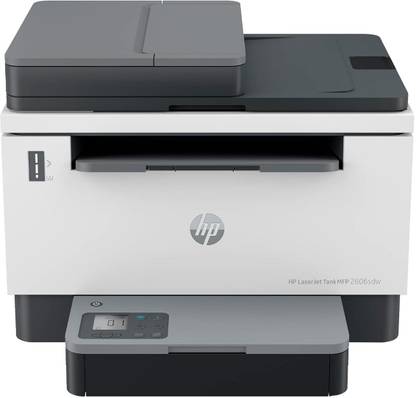 HP LaserJet Tank MFP 2606sdw Wireless Printer with Scanner and Copier Multi-function WiFi Monochrome Laser Printer