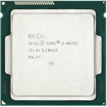 Intel i5-4670S (4TH Gen) 6MB Cache 3.1 GHz LGA 1150 Socket 4 Cores Desktop Processor
