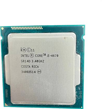 Intel Core i5-4670 (4TH Gen) Quad-Core 6MB Cache 3.4 GHz LGA 1150 Socket 4 Cores Desktop Processor