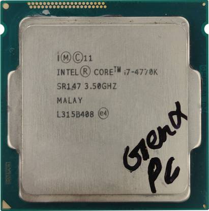 GENX PC Core i7 4770k - 4 Cores 8 Threads 3.5 GHz LGA 1150 4 Core Processor Designed for Desktop, Server, Workstation