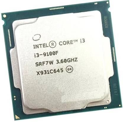 Qwebars Intel Core i3-9100F 3.6 GHz LGA 1151 4 Core Processor Designed for Desktop
