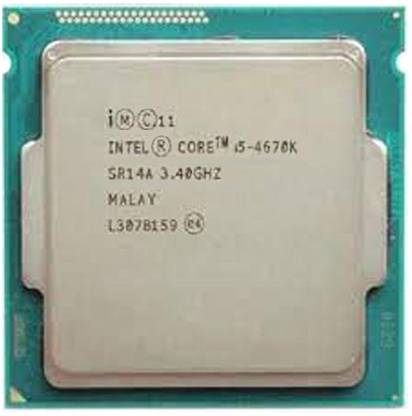 Intel i5-4670K(4Th Generation ) 6 MB Smart Cache 3.4 GHz LGA 1150 Socket 4 Cores Desktop Processor