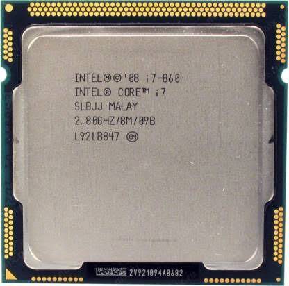 Intel I7 860 1st generation 2.8 GHz LGA 1156 Socket 4 Cores Desktop Processor