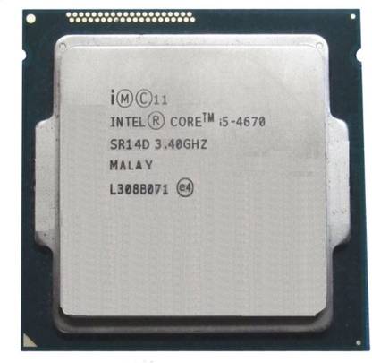 suryaasys I5 4670 3.4 GHz LGA 1150 4 Core Processor Designed for Desktop