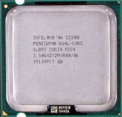 D S REFURBISHED 2.5 GHZ LGA 775 E5200 Processor 2.5 GHz LGA 775 2 Core Processor Designed for Desktop