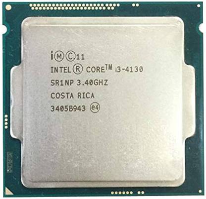 GEONIX 3.4 GHz LGA 1150 Intel I3 4130 3.4 GHz LGA 1150 Socket 4 Cores Desktop Processor (Silver) Processor