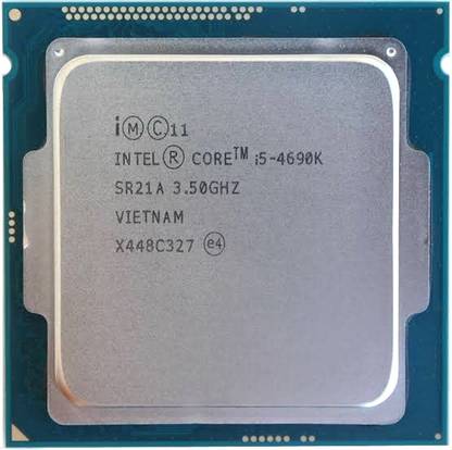 Intel i5-4690K ( 4Th Generation ) 6 MB Smart Cache, 3.5 GHz LGA 1150 Socket 4 Cores Desktop Processor