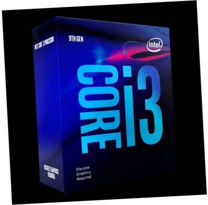Qwerty Works Intel Core i3 Processor (9th Generation) 3.6 GHz LGA 1151 4 Core Processor Designed for Desktop