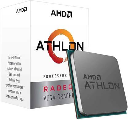 AMD Athlon 3000g 3.5 GHz AM4 Socket 2 Cores Desktop Processor