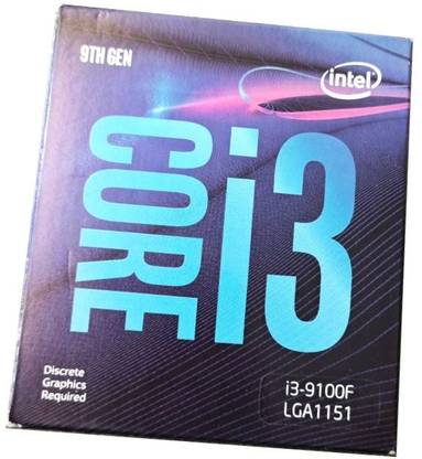 Werofy Intel® Core™ i3-9100F 3.60 GHz Upto 4.20 GHz LGA 1151 Socket 6 MB Smart Cache 3.6 GHz LGA 1151 4 Core Processor Designed for Desktop