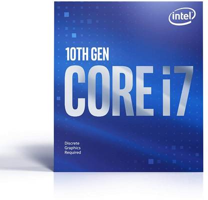 Intel Core(TM) i7-10700F 2.9 GHz Upto 4.8 GHz LGA 1200 Socket 8 Cores 16 Threads 16 MB Smart Cache Desktop Processor