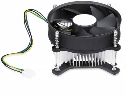 dhruvga CPU Cooling Fan for 775/1150/1155/1156 Socket, Motherboard supported Fan. (0300) 1 GHz LGA 775 1 Core Processor Designed for Desktop, Workstation