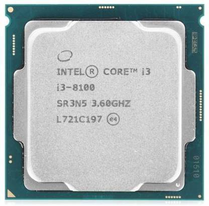 suryaasys 3.6 GHz LGA 1151 I3 8100 Processor