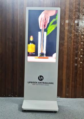 Uprisen Antraajaal 43-Inch Digital Standee| Digital Signage Projector Screen (Width 38.1 cm x 109.22 cm Height)
