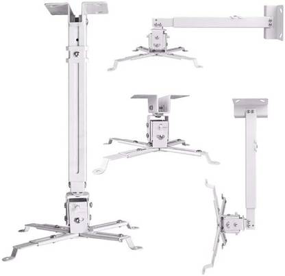 suvira Projector Ceiling Mount Bracket 2 FT Projector Screen (Width 60 cm x 20 cm Height)