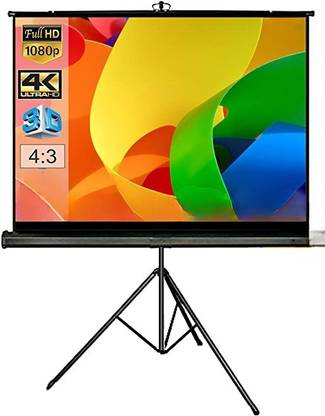 Legendary Projection Screen for Home Cinema Wedding Party Office (6x4 Feet - 84" Inch) Projector Screen (Width 182.88 cm x 121.92 cm Height)