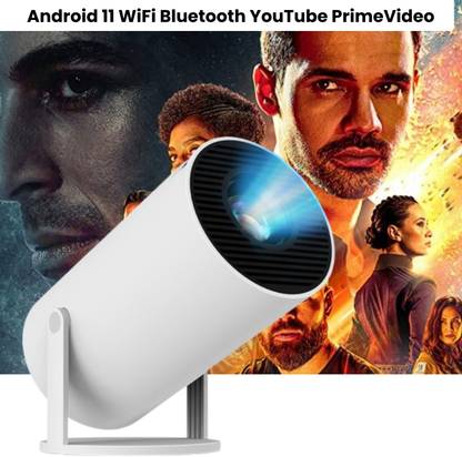 SACRO Smart Projector for Home 4K Support Rotabable Design withApp Netflix,YouTubeZ85 (4500 lm / 1 Speaker / Wireless / Remote Controller) Portable Projector