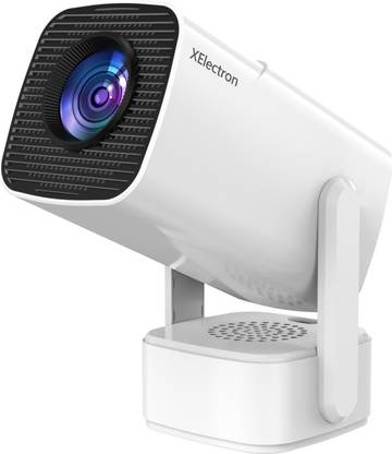 XElectron Techno Android 13 Smart Projector, Brighter, 4X Louder, Remote Focus, 1080P (8400 lm) Portable Projector