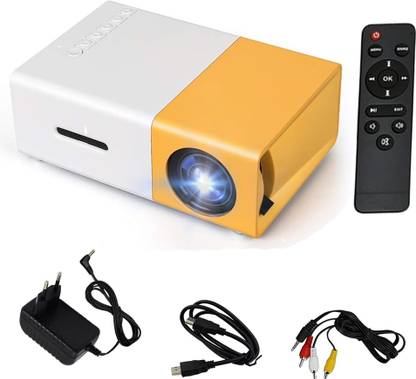 Jaaro HD Mini Projector with USB Interfaces IQ180 (600 lm / Remote Controller) Portable Projector
