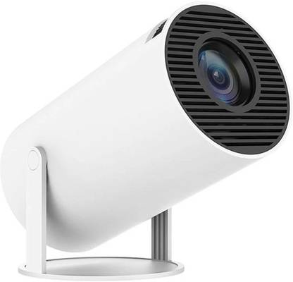 Punnkk HY300 Pro, 4K HD Wifi6 BT5, Android12, 180Degree Rotation Auto Keystone 1GB/16GB (4500 lm / 1 Speaker / Wireless / Remote Controller) Portable Projector