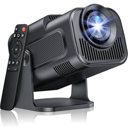 Torexo HY320 Mini 4k Support Android 11 Smart LED Projector with 720p HD Resolution (5000 lm / 1 Speaker / Wireless / Remote Controller) Portable Projector