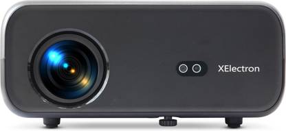 XElectron C9 Plus (12600 lm / 2 Speaker / Wireless / Remote Controller) Full HD 1080p Native with 4K Support, 200-inches Display | WiFi & Bluetooth Connectivity | Android 9.0 with YouTube, Netflix, Prime | Home Theater Projector