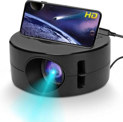 TOTAL Mini Home Theater LED Projector with Remote Controller Support HDMI AV SD USB (4000 lm) Portable Projector