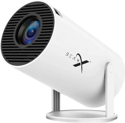 BeamX Vision PRO Fully Smart Android 13 Native 1080P 4K Support Miracast H713 Chipset (5500 lm / Wireless / Remote Controller) Portable Projector