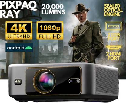 pixpaq RAY (20000 lm) Portable Projector