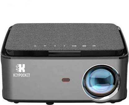 KEYPOCKET 4K 1920x1080p 3D Full HD Android 9.0 Advance Technology LED Smart (6800 lm / Wireless / Remote Controller) Portable Projector