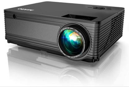 AGARO AG120 Android Projector, WiFi Projector 4K Supported, 3000 Lux 200" Display Movie Projector, Compatible with Phone, Computer, Laptop, USB, Outdoor Entertainment with 8GB Internal Memory (5000 lm) Projector