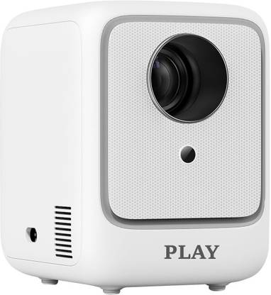 PLAY BIG-1 Versatile Smart 4k 3D Android 9 WiFi Bluetooth 8GB Electrical Remote Zoom (5000 lm / Wireless / Remote Controller) Portable Projector