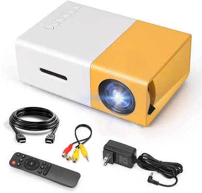 Seashot LED Projector-Portable-STAR-Movie-Projector-Smart-Home-Projector-Neat-Projector (600 lm / Remote Controller) Portable Projector