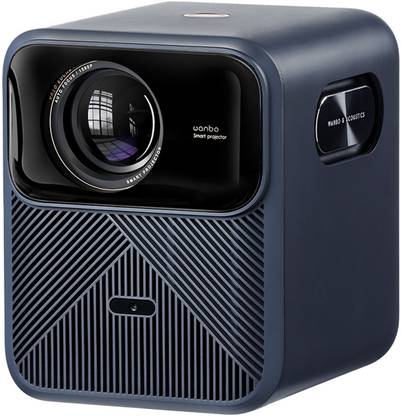 WANBO Mozart 1 Pro (11000 lm / 2 Speaker / Wireless / Remote Controller) Native 1080P, 4K HDR, 900 ANSI | HDMI ARC | Chromecast | Google Assistant | Official Android TV 11, 2G+16G | Auto (Focus + Keystone + Obstacle Avoidance) | Dust Proof | 16W Speaker Projector